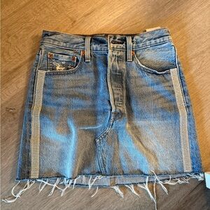 Levi’s Denim skirt with shimmer on the side